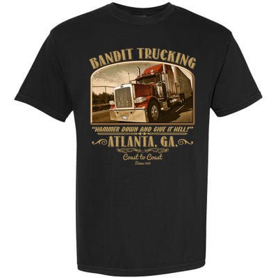 Vintage Bandit Trucking Atlanta GA Since 1977 Garment-Dyed Heavyweight T-Shirt