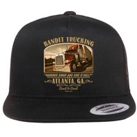 Vintage Bandit Trucking Atlanta GA Since 1977 Flatbill Hat