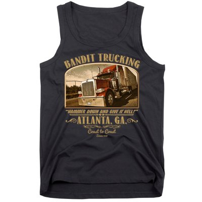 Vintage Bandit Trucking Atlanta GA Since 1977 Tank Top