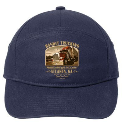 Vintage Bandit Trucking Atlanta GA Since 1977 7-Panel Snapback Hat