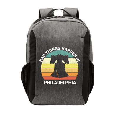 Vintage Bad Things Happen In Philadelphia Funny Philly Vector Backpack