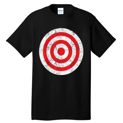 Vintage Bullseye Target Bulls Eye Funny Joke Tall T-Shirt