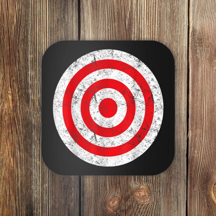 Vintage Bullseye Target Bulls Eye Funny Joke Coaster