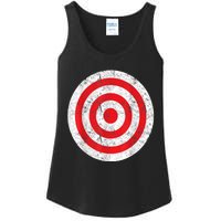 Vintage Bullseye Target Bulls Eye Funny Joke Ladies Essential Tank