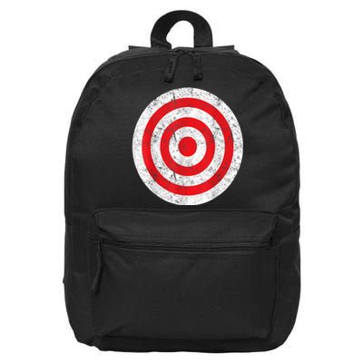 Vintage Bullseye Target Bulls Eye Funny Joke 16 in Basic Backpack