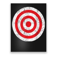 Vintage Bullseye Target Bulls Eye Funny Joke Poster