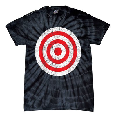 Vintage Bullseye Target Bulls Eye Funny Joke Tie-Dye T-Shirt