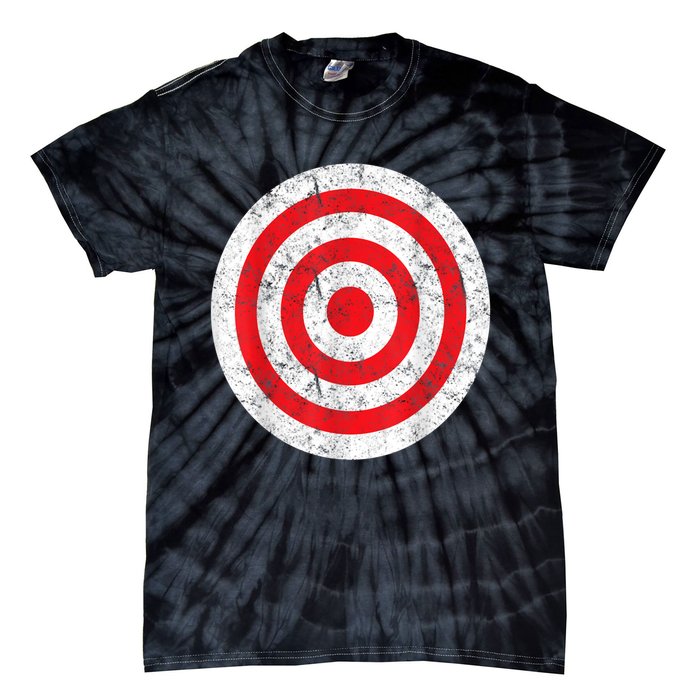 Vintage Bullseye Target Bulls Eye Funny Joke Tie-Dye T-Shirt