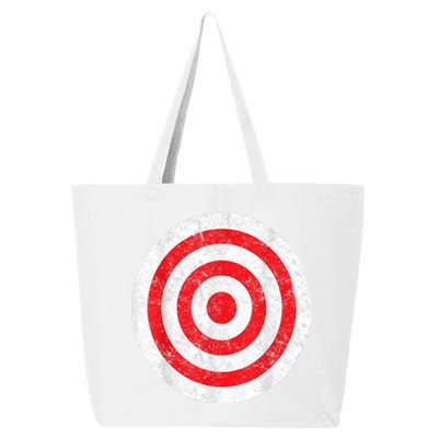 Vintage Bullseye Target Bulls Eye Funny Joke 25L Jumbo Tote