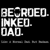 Vintage Bearded Tattoo Lover Inked Dad Bucket Hat