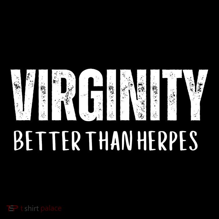 Virginity Better Than Herpes Flexfit Unipanel Trucker Cap