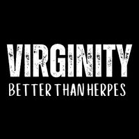 Virginity Better Than Herpes Pom Pom 12in Knit Beanie