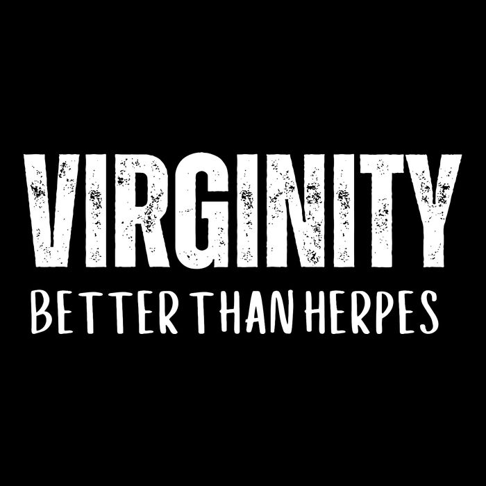 Virginity Better Than Herpes Pom Pom 12in Knit Beanie