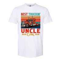 Vintage Best Truckin Uncle Ever Funny Truck Driver Softstyle CVC T-Shirt