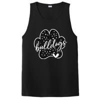 Vintage Bulldogs Team Pride School Spirit Back To School PosiCharge Competitor Tank