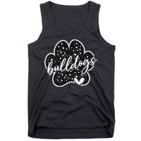 Vintage Bulldogs Team Pride School Spirit Back To School Tank Top