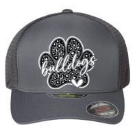 Vintage Bulldogs Team Pride School Spirit Back To School Flexfit Unipanel Trucker Cap