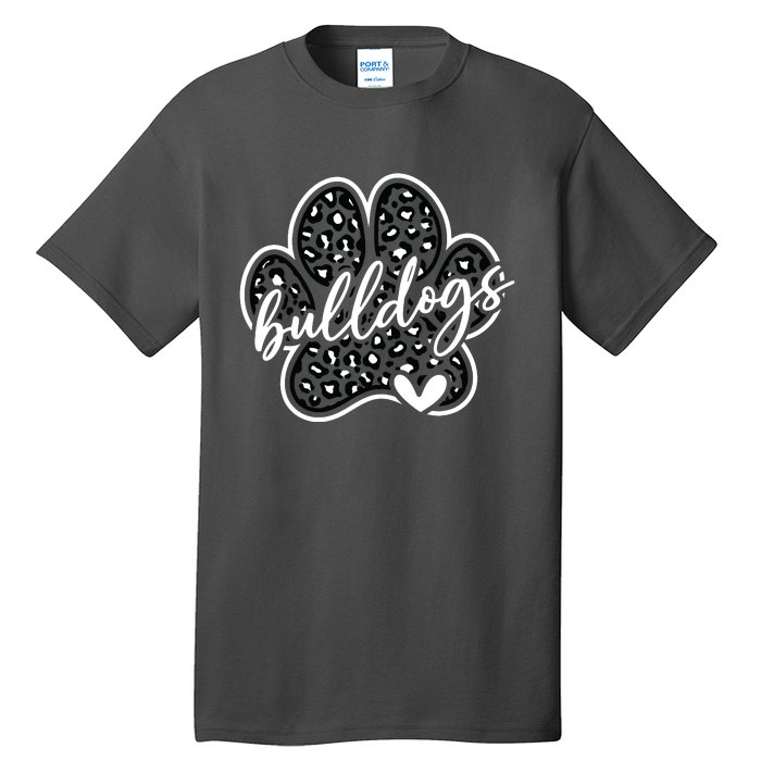 Vintage Bulldogs Team Pride School Spirit Back To School Tall T-Shirt