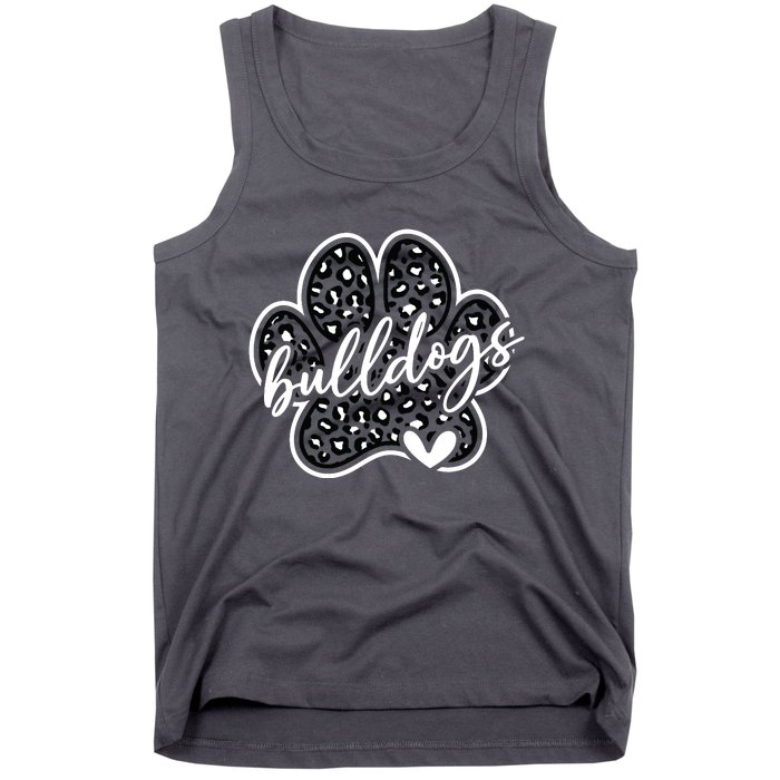 Vintage Bulldogs Team Pride School Spirit Back To School Tank Top