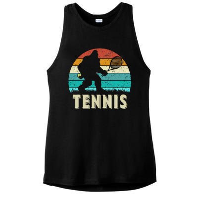 Vintage Bigfoot Tennis Ladies PosiCharge Tri-Blend Wicking Tank