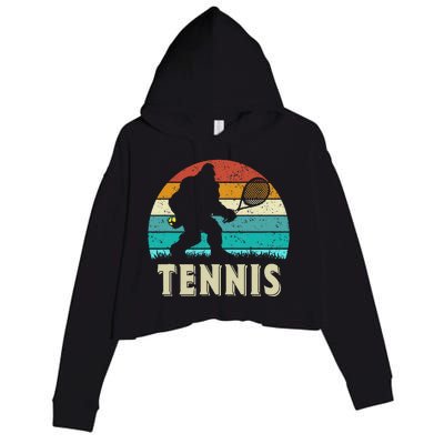 Vintage Bigfoot Tennis Crop Fleece Hoodie