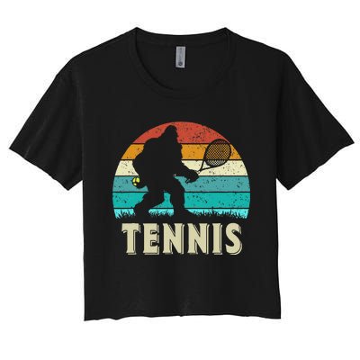 Vintage Bigfoot Tennis Women's Crop Top Tee