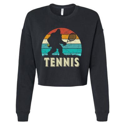 Vintage Bigfoot Tennis Cropped Pullover Crew