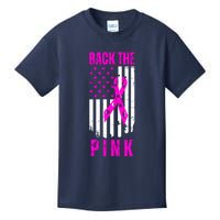 Vintage Back The Pink American Flag Kids T-Shirt