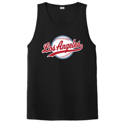 Vintage Baseball Throwback Retro Design PosiCharge Competitor Tank