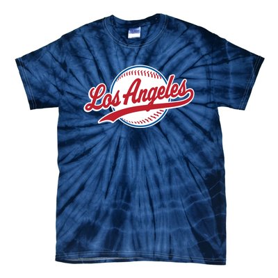 Vintage Baseball Throwback Retro Design Tie-Dye T-Shirt