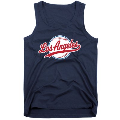 Vintage Baseball Throwback Retro Design Tank Top