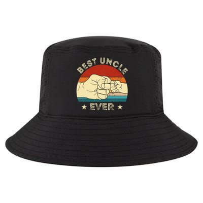 Vintage Best Uncle Ever Fist Bump Funny Uncle Fathers Day Cool Comfort Performance Bucket Hat