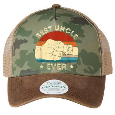 Vintage Best Uncle Ever Fist Bump Funny Uncle Fathers Day Legacy Tie Dye Trucker Hat