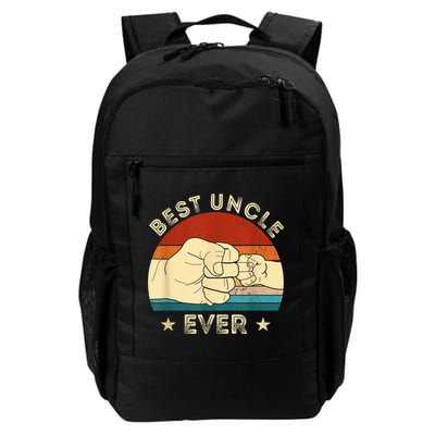 Vintage Best Uncle Ever Fist Bump Funny Uncle Fathers Day Backpack