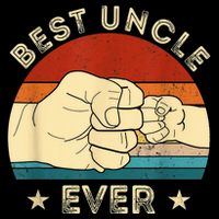 Vintage Best Uncle Ever Fist Bump Funny Uncle Fathers Day Backpack