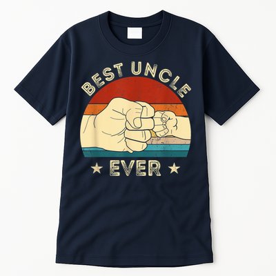 Vintage Best Uncle Ever Fist Bump Funny Uncle Fathers Day Tall T-Shirt