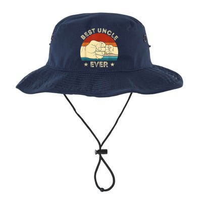 Vintage Best Uncle Ever Fist Bump Funny Uncle Fathers Day Bucket Hat