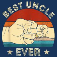 Vintage Best Uncle Ever Fist Bump Funny Uncle Fathers Day Tank Top