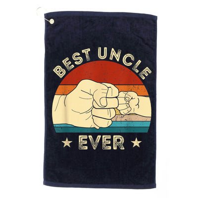 Vintage Best Uncle Ever Fist Bump Funny Uncle Fathers Day Golf Towel