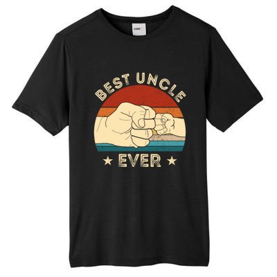 Vintage Best Uncle Ever Fist Bump Funny Uncle Fathers Day Funny Gift Tall Fusion ChromaSoft Performance T-Shirt