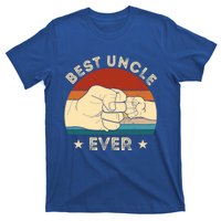 Vintage Best Uncle Ever Fist Bump Funny Uncle Fathers Day Funny Gift T-Shirt