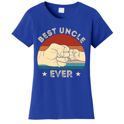 Vintage Best Uncle Ever Fist Bump Funny Uncle Fathers Day Funny Gift Women's T-Shirt