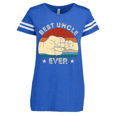 Vintage Best Uncle Ever Fist Bump Funny Uncle Fathers Day Funny Gift Enza Ladies Jersey Football T-Shirt