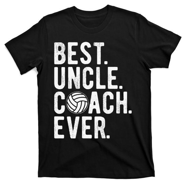 Volleyball Best Uncle Coach Ever Dad Daddy Father's Day T-Shirt