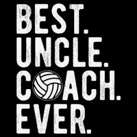 Volleyball Best Uncle Coach Ever Dad Daddy Father's Day Impact Tech Backpack
