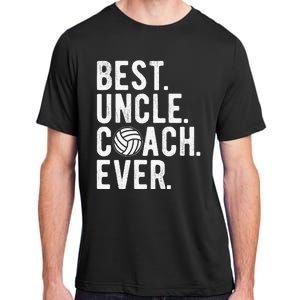 Volleyball Best Uncle Coach Ever Dad Daddy Father's Day Adult ChromaSoft Performance T-Shirt