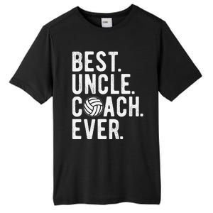 Volleyball Best Uncle Coach Ever Dad Daddy Father's Day Tall Fusion ChromaSoft Performance T-Shirt