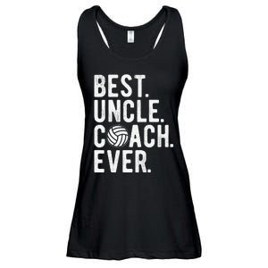 Volleyball Best Uncle Coach Ever Dad Daddy Father's Day Ladies Essential Flowy Tank