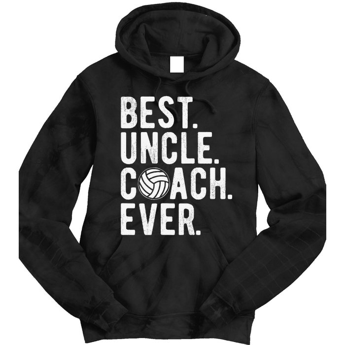 Volleyball Best Uncle Coach Ever Dad Daddy Father's Day Tie Dye Hoodie