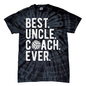 Volleyball Best Uncle Coach Ever Dad Daddy Father's Day Tie-Dye T-Shirt